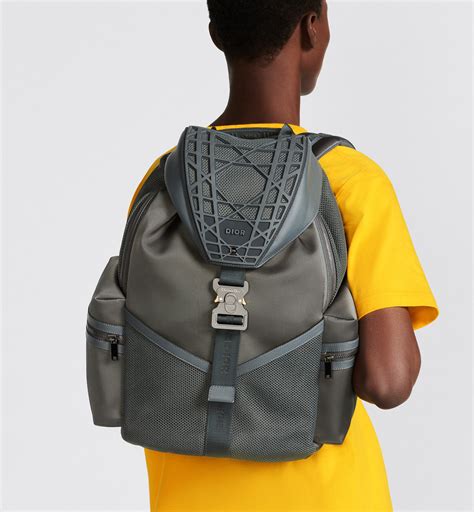 dior cobra backpack|Nano Dior Cobra Backpack Deep Gray Upcycled Nylon.